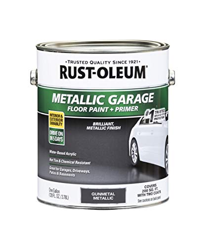 Pintura e imprimación Rust-Oleum Metallic para suelos de garaje