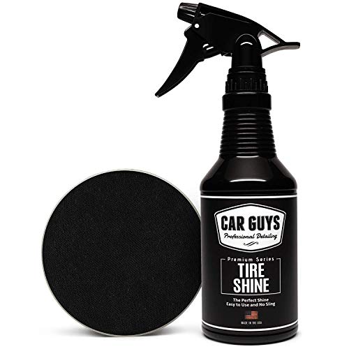 Car Guys Tire Shine - Brillo de neumáticos fácil de usar...