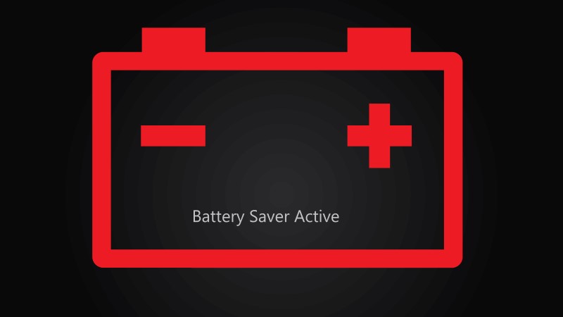 ahorro de batería activo en el coche