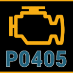 Código de problema P0405 - Circuito de baja señal del sensor EGR